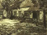 Albert De Vree (1942-2022) ets 'Martinushoeve Zandvliet' 1978 – foto 6 – kavel bij De Kringwinkel, Antwerpen