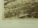 Albert De Vree (1942-2022) ets 'Martinushoeve Zandvliet' 1978 – foto 8 – kavel bij De Kringwinkel, Antwerpen