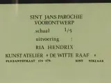 Ria Hendrix (°1951) – voorontwerp glasramen Sint-Janskerk, Sint-Niklaas – foto 3 – kavel bij De Kringwinkel, Antwerpen