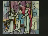 Ria Hendrix (°1951) – voorontwerp glasramen Sint-Janskerk, Sint-Niklaas – foto 4 – kavel bij De Kringwinkel, Antwerpen