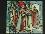 Ria Hendrix (°1951) – voorontwerp glasramen Sint-Janskerk, Sint-Niklaas – foto 5 – kavel bij De Kringwinkel, Antwerpen