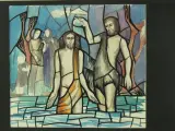 Ria Hendrix (°1951) – voorontwerp glasramen Sint-Janskerk, Sint-Niklaas – foto 8 – kavel bij De Kringwinkel, Antwerpen