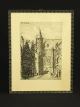 Het Vleeshuis Antwerpen – Schaefels 1886 prent – kavel bij De Kringwinkel, Antwerpen