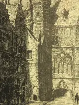 Het Vleeshuis Antwerpen – Schaefels 1886 prent – foto 6 – kavel bij De Kringwinkel, Antwerpen