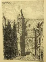 Het Vleeshuis Antwerpen – Schaefels 1886 prent – foto 7 – kavel bij De Kringwinkel, Antwerpen