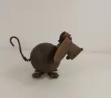 Metalen decoratiefiguur in de vorm van een hond – foto 2 – kavel bij De Kringwinkel, Turnhout