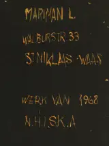 Ludo Mariman (1946–2026) – "Hulde aan de vrouw die me baarde" – 1968/1970 – foto 9 – kavel bij De Kringwinkel, Antwerpen