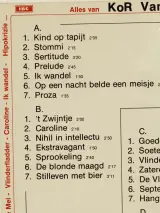 KoR Van der Goten – Alles van KoR Van der Goten – dubbel-LP, IBC, 1979 – foto 3 – kavel bij De Kringwinkel, Antwerpen