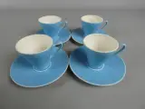 Boch 4 delig servies – kavel bij De Kringwinkel, Diest
