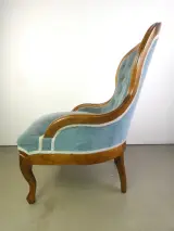 Klassieke gewatteerde fauteuil – foto 6 – kavel bij De Kringwinkel, Heverlee