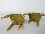 Verguld messing miniatuur woonkamerset – foto 6 – kavel bij De Kringwinkel, Heverlee