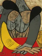 Vintage zijden foulard met Picasso-motief - 82 x 82 cm – foto 6 – kavel bij De Kringwinkel, Antwerpen