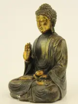 Bronzen Boeddha beeldje – foto 2 – kavel bij De Kringwinkel, Antwerpen