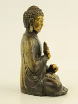 Bronzen Boeddha beeldje – foto 4 – kavel bij De Kringwinkel, Antwerpen