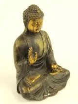 Bronzen Boeddha beeldje – foto 5 – kavel bij De Kringwinkel, Antwerpen