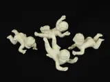 4 Tiny Putti porseleinen biscuitfiguren – kavel bij De Kringwinkel, Antwerpen