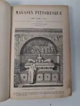 Antiek boek: "le magasin pittoresque", 1875 – foto 3 – kavel bij De Kringwinkel, Waardamme