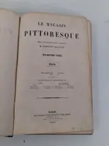 Antiek boek: "le magasin pittoresque", 1850 – foto 2 – kavel bij De Kringwinkel, Waardamme