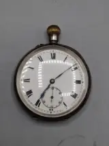 Antiek zilveren zakhorloge – kavel bij De Kringwinkel, Waardamme