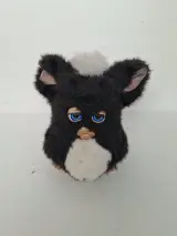 Zeldzame Grote Vintage Furby (2005) – "Tuxedo" Zwart/Wit Emoto-Tronic met Blauwe Ogen! – kavel bij De Kringwinkel, Waardamme