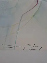 Ingelijst Origineel Werk van Danny Bloes (1953) – Gesigneerd & Gedateerd (1999) – foto 2 – kavel bij De Kringwinkel, Waardamme