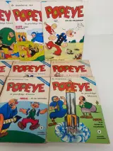 Grote kavel (29) vintage Popeye stripboeken (Tirion N.V.) – Jaren '60 / '70 – In prachtige kleuren! – foto 4 – kavel bij De Kringwinkel, Waardamme