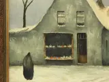 Alphonse De Clercq (1868–1945) – Winters dorpsgezicht – foto 4 – kavel bij De Kringwinkel, Antwerpen