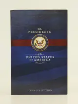 The Presidents of the United States of America – presidentiële medailles in verzamelalbum – kavel bij De Kringwinkel, Antwerpen