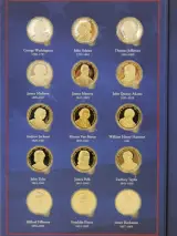The Presidents of the United States of America – presidentiële medailles in verzamelalbum – foto 5 – kavel bij De Kringwinkel, Antwerpen