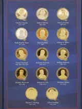The Presidents of the United States of America – presidentiële medailles in verzamelalbum – foto 6 – kavel bij De Kringwinkel, Antwerpen