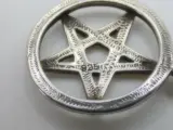 Zilveren pentagram hanger – foto 3 – kavel bij De Kringwinkel, Diest