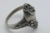 Zilveren ring met sierelementen – foto 5 – kavel bij De Kringwinkel, Diest