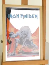 Iron Maiden spiegel met artwork – foto 5 – kavel bij De Kringwinkel, Heverlee