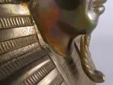 Decoratieve vintage messing buste van Toetanchamon – foto 7 – kavel bij De Kringwinkel, Heverlee