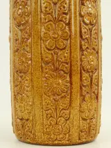Scheurich - grote, vintage vaas - West Germany - bloemreliëf - 52 cm – foto 4 – kavel bij De Kringwinkel, Antwerpen