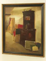 Ludo Mariman (1946–2026) – Het schildersatelier – 1977 – foto 2 – kavel bij De Kringwinkel, Antwerpen