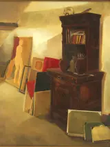 Ludo Mariman (1946–2026) – Het schildersatelier – 1977 – foto 3 – kavel bij De Kringwinkel, Antwerpen
