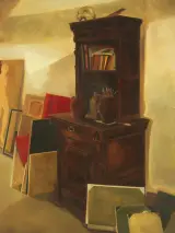Ludo Mariman (1946–2026) – Het schildersatelier – 1977 – foto 8 – kavel bij De Kringwinkel, Antwerpen