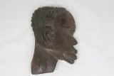 Afrikaans houten wandsculptuur – kavel bij De Kringwinkel, Brecht