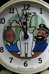 Vintage Mechanische Kuifje-wekker – foto 2 – kavel bij De Kringwinkel, Brecht