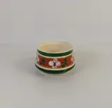 Set van 2 vintage keramische potjes met bloemmotief – foto 6 – kavel bij De Kringwinkel, Turnhout