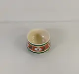 Set van 2 vintage keramische potjes met bloemmotief – foto 7 – kavel bij De Kringwinkel, Turnhout