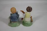Vintage porseleinen muzikantenbeeldjes - Hummel-stijl – foto 2 – kavel bij De Kringwinkel, Brecht
