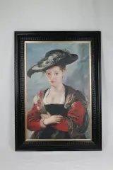 Reproductie van "Le Chapeau de Paille" – kavel bij De Kringwinkel, Brecht