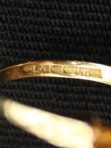 Björn Weckström voor Lapponia – ‘Salattu akaatti’ / ‘Verborgen agaat’ – 14 karaat goud, 1981 – foto 8 – kavel bij De Kringwinkel, Antwerpen