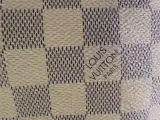 Louis Vuitton grote handtas met ruitpatroon en leren details – foto 3 – kavel bij De Kringwinkel, Heverlee