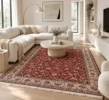 XL Perzisch floraal tapijt uit Iran (290 x 209 cm) – kavel bij De Kringwinkel, Antwerpen