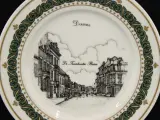 Set van 6 vintage Dessertborden met straatzichten uit Deurne beperkte oplage gesigneerd door de kunstenaar G. Swaenenpoel – foto 9 – kavel bij De Kringwinkel, Antwerpen