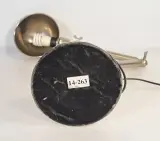 Verstelbare metalen industriële bureaulamp met bolvormige kap – foto 5 – kavel bij De Kringwinkel, Turnhout