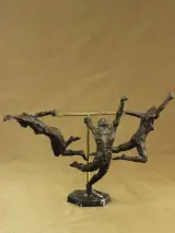 Jacques Vanroose voor Gardeco Objects – drie losse bronzen figuren – 75/99 – foto 8 – kavel bij De Kringwinkel, Antwerpen